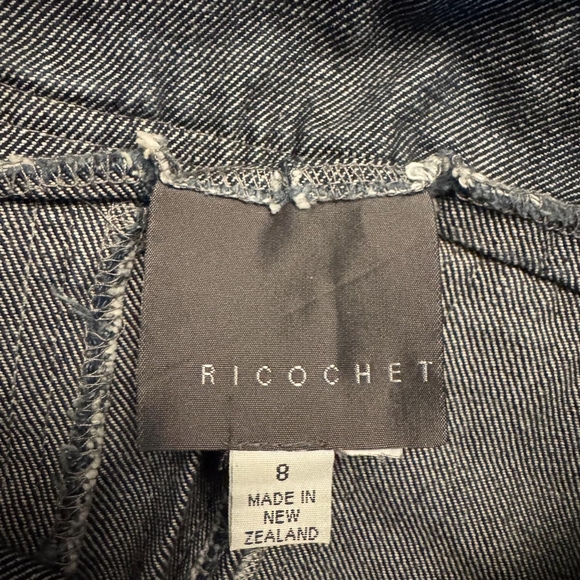 Vintage Long Grey Blue Denim Skirt - Picture 5 of 5